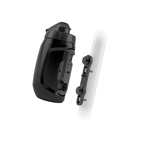 Fidlock Twist Bottle 450 & Bike Base Set – Nuovo Tappo A Prova Di Perdite, Autosigillante, Portabottiglie Per Bici Senza Viti E Bottiglia Attaccata, S