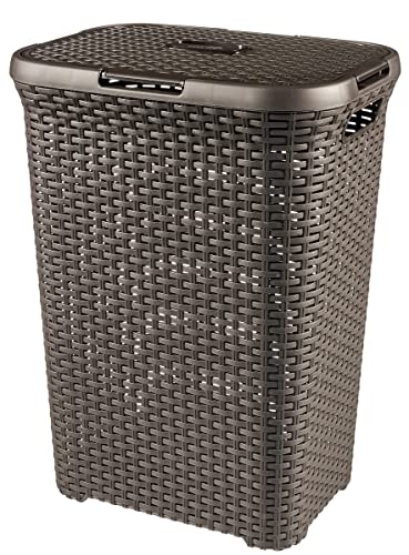 Curver Style 144873 Laundry Basket 60 L Square Rattan Brown