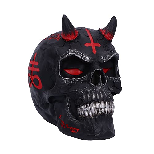 Nemesis Now James Ryman Infernal Skull, Nero, 20 Cm