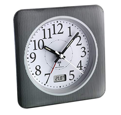 Tfa, Radiosveglia 60150210 Mit Temperatur, Nero (Schwarzweiß)