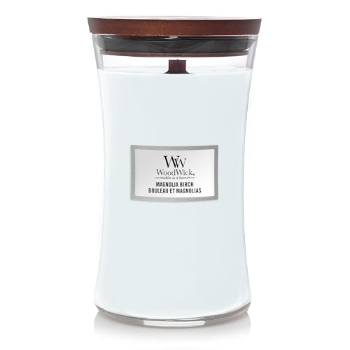 Candela Clessidra Grande Large Magnolia Birch Woodwick