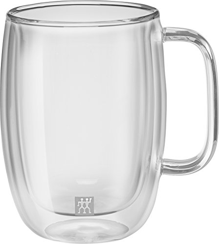 Set Of Two Latte Macchiato Glasses With Handle Zwilling Sorrento Plus