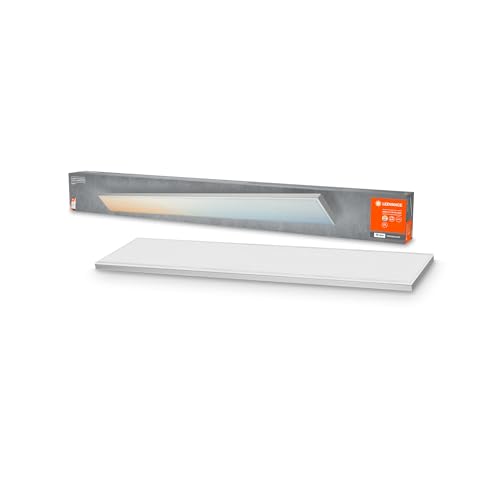 Ledvance Plafoniera Led Intelligente, Pannello Interno Con Tecnologia Wifi, Colore Della Luce Variabile (3000K-6500K), 1200Mm X 100Mm, Compatibile Con