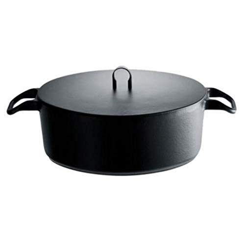 Alessi Officina 90108 La Cintura Di Orione Cocotte Ovale, Rame/Ghisa