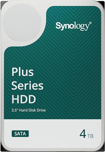 Synology Hdd Hat3300 Da 4 Tb - 1 Milioni Di Ore Mtbf, Carico Di Lavoro 180 Tb/Anno, 5400 Prm