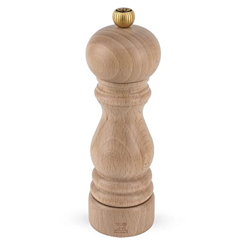 Cilio Peugeot Luce Di Wood Pepper Mill Macina Pepe. 178Mm (7 ") Di Altezza. Venduto Singolarmente.