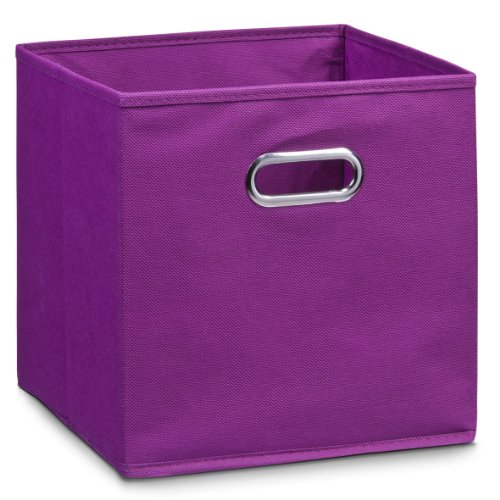 Zeller 14115 Contenitore, Non-Woven, Viola, 32X32X32 Cm