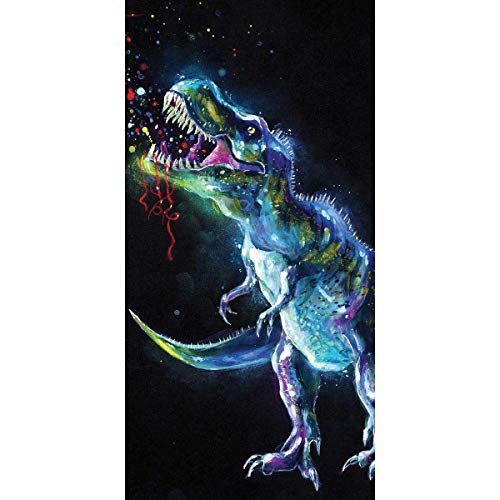 Jerry Fabrics - Telo Mare Con Dinosauro Colorato