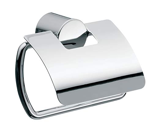 Emco 2 226389 - Portarotolo Di Carta Igienica Rondo Con Coprirotolo