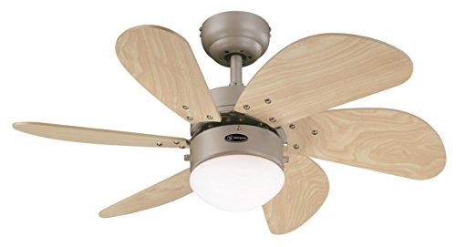 Westinghouse Lighting 78158 Ventilatore A Soffitto Per Interni A Sei Pale, Beige, 76 X 76 X 38 Cm