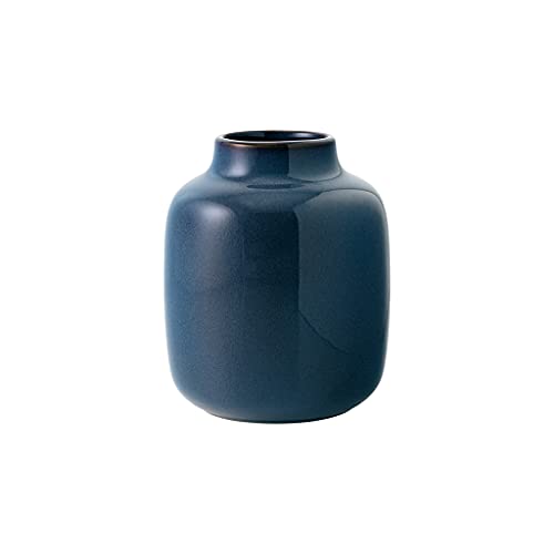 Like.By Villeroy & Boch - Lave Home, Vaso Nek Piccolo, 1230 Ml, Porcellana Premium, Blu