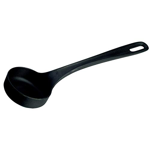 Piazza 500815 Mestolo Per Pizza, 170 Milliliters, Nylon, Nero