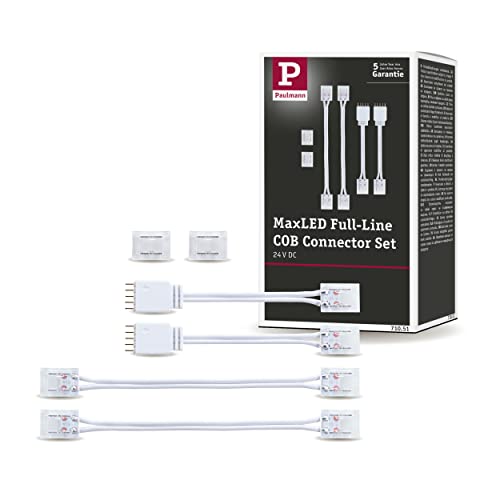 Paulmann 71051 Maxled Accessori Connector Set Full-Line Cob Bianco Plastica