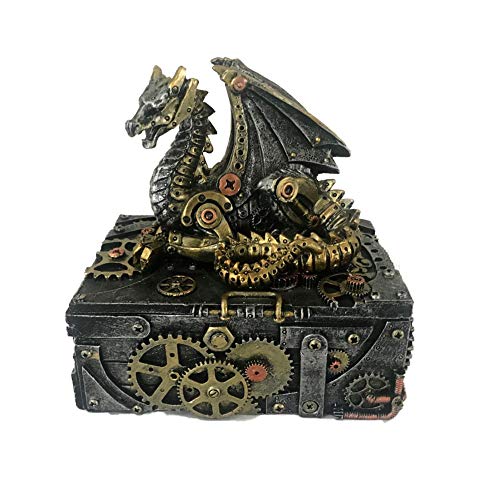 Nemesis Now U3821K8 Secrets Of The Machine Box 19,5 Cm, Argento