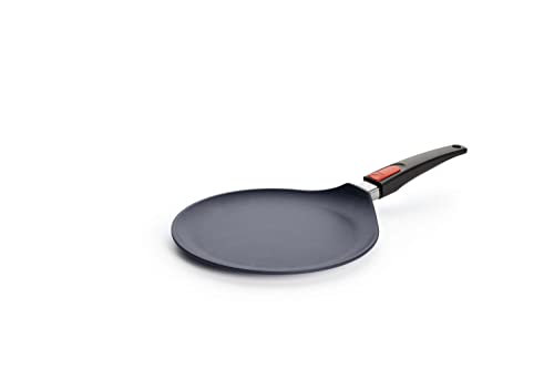Woll 1226Dpi Diamond Lite Padella Per Crêpe, Induzione Inclusive Distribuzione Dell' Energia Per Crêpes E – Paletta, Piatta Con Manico Rimovibile, Dia
