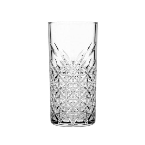 Pasabahce 9339 Timeless Bicchieri Long Drink, 45 Cl, 4 Unità