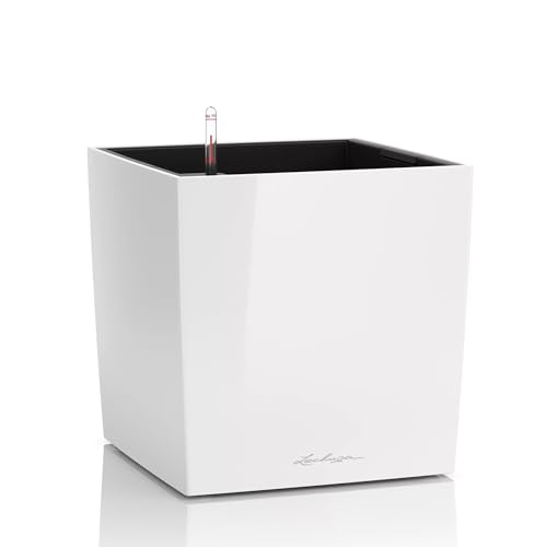 Lechuza Cube Premium 40 Bianco Lucido 16360