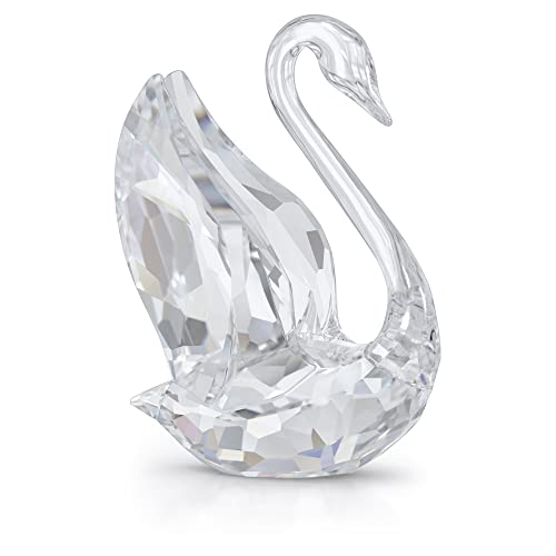 Swarovski Signum Cigno Piccolo, Oggetto Decorativo Con Personaggio In Cristalliswarovski, Bianco