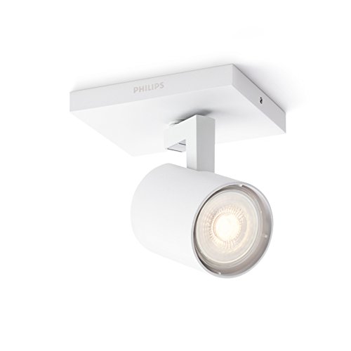 Philips Led Runner, Lampadario A Faretto, 1 Punto Luce, Attacco Gu10, 3.5W, Bianco