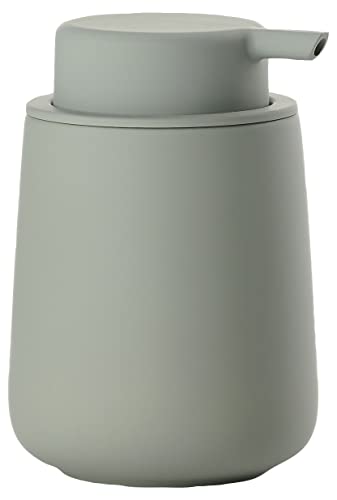Zone Denmark Nova One - Dispenser Per Sapone Da Bagno, In Gres Porcellanato Con Rivestimento Soft Touch, In Plastica, Colore: Verde Matcha