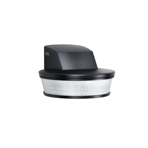 Steinel Sensore Di Movimento Sensiq S Knx Nero, 300°|20 M Sensore Professionale, Protezione Anti-Strisciamento, Incl. Supporto Da Parete Angolare