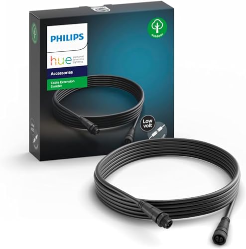 Philips Hue Cavo Estensione, Per Esterni, Per Sistema Di Illuminazione Smart, 5M, Ip67