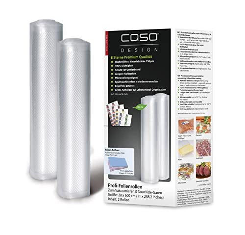 Caso 1223 Rotoli Per Il Sottovuoto, 2 Rotoli 27.5 X 600 Cm