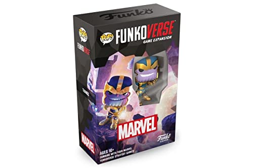 Funko Games Funkoverse: Marvel 101 1-Pack - Thanos - 3'' (7,6 Cm) Pop! - Gioco Da Tavolo Di Strategia Leggera Per Bambini E Adulti (Età 10+) - 2-4 Gio
