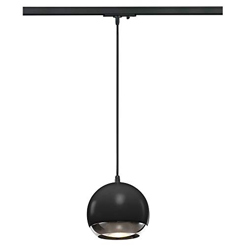 Slv Faretto Sistema Monofase Light Eye 150/ Faretto, Spot Led, Faretto A Plafone, Sistema A Binari, Illuminazione Di Interni / Gu10 75W Nero