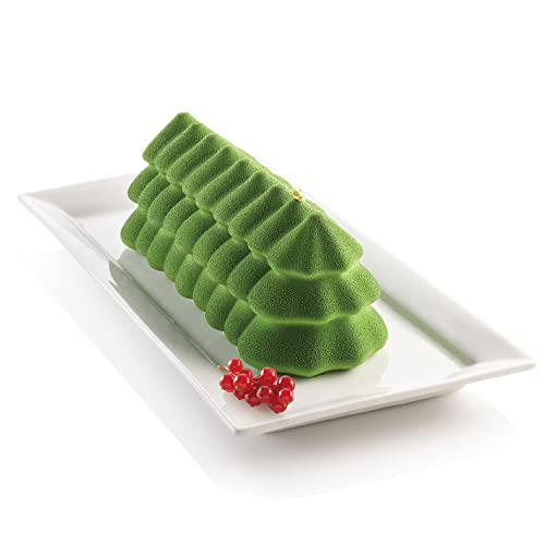 Silikomart - Bûche Sapin Stampo In Silicone 250X89 H 87 Mm