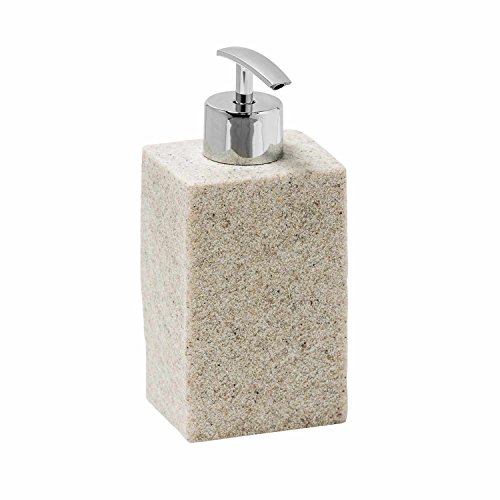 Dispenser Sapone Da Appoggio Col. Sabbia In Poliresina Mod. Syl