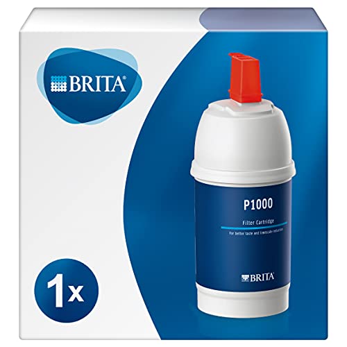 Brita Cartuccia Filtrante Di Ricambio P1000 Per Brita Filtra, Riduce Il Cloro, Il Calcare E Le Impurità (La Confezione Può Variare)