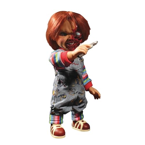 Mezco Child'S Play 3: Chucky Talking Doll Pizza Face Version Standard
