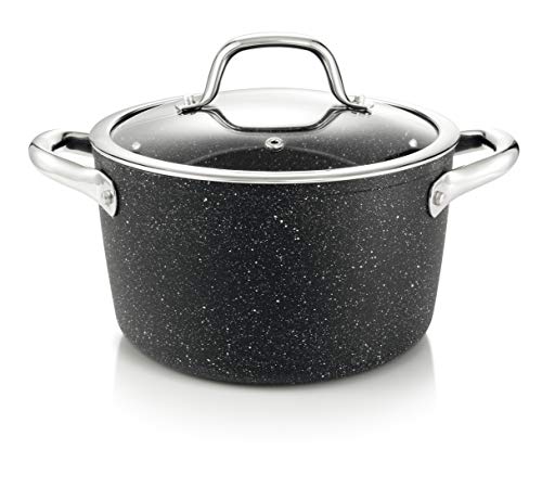 Tescoma 780323 President Stone Pentola Con Coperchio, 20 Cm