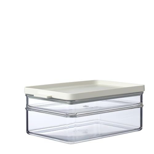 Mepal - Duo Di Contenitori Da Frigo Per Colazione Omnia - Da Frigo A 2 Strati Per Conservare Salumi E Formaggi - Impilabili - Conservazione E Organizz