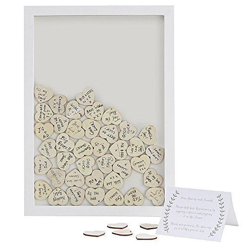 Ginger Ray Boho Guestbook Alternativo Per Matrimoni Composto Da Cornice In Legno