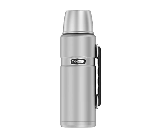 Thermos, Bottiglia Isolante Stainless King, In Acciaio Inox Satinato, Capacità 0,47 L, Codice Prodotto 4003.205.047, Grigio, 4003.205.120