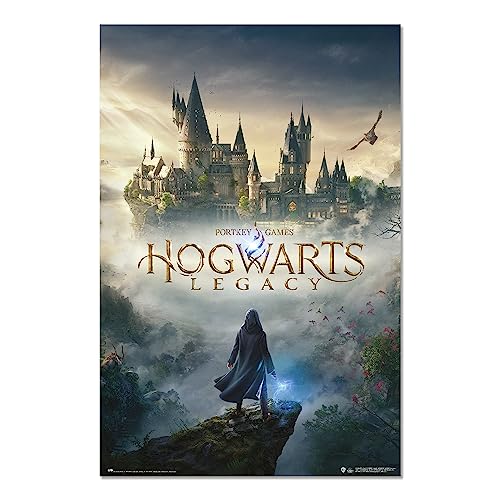Grupo Erik: Poster Harry Potter - Hogwarts Legacy | Poster Da Parete Hogwarts Legacy, 61 X 91,5 Cm, Poster Da Muro Con Carta Lucida E Incorniciabile,