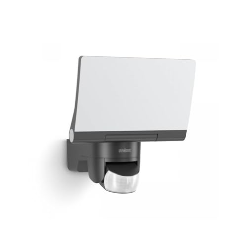 Steinel Faretto A Led Xled Home 2 S , Pannello Orientabile, 13,7 W Per 1550 Lm, Sensore Di Movimento A Infrarossi 140°, Raggio D'Azione 10 M, Grigio (