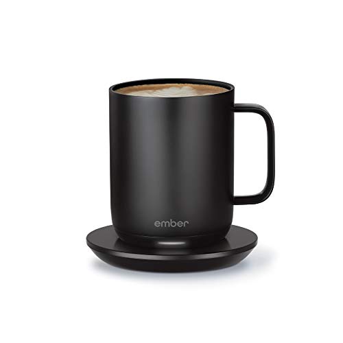 Ember Nuovo Smart Mug 2 Con Controllo Della Temperatura, 295 Ml, Nero, 1,5 Ore Di Durata Della Batteria - Tazza A Temperatura Controllata Da Un'App De