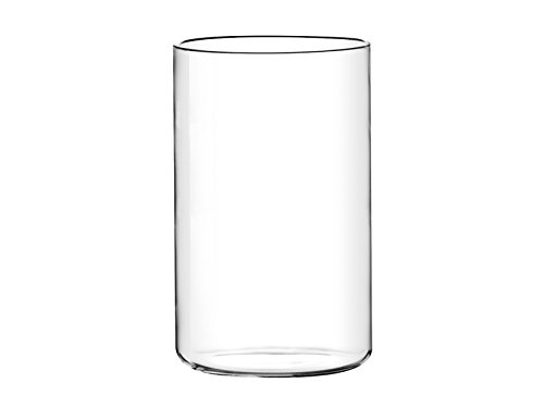 H&H Set 6 Bicchieri Fusion In Vetro Borosilicato Trasparente Cc 550