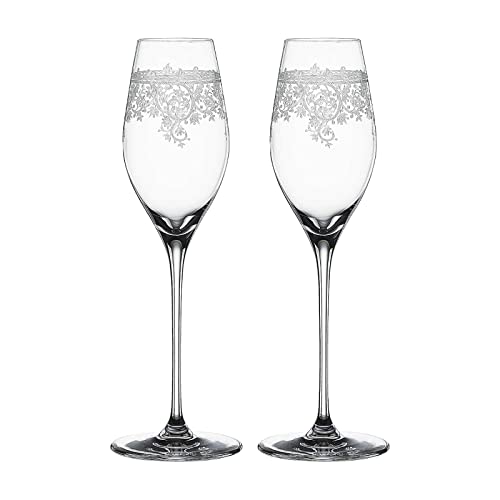 Spiegelau Arabesque 4192269 - Set Di 2 Bicchieri Da Champagne In Cristallo, 300 Ml