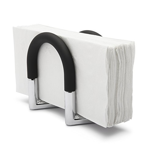 Umbra Swivel Portatovaglioli A Molla, Zinco, Nero/Nichel