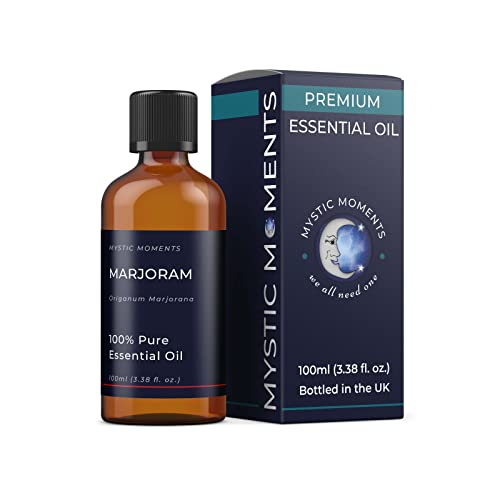 Mystic Moments | Olio Essenziale Marjoram 100 Ml - Olio Puro E Naturale Per Diffusori, Aromaterapia E Massaggio Miscele Senza Ogm Vegano