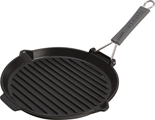 Staub Grill Pans Bistecchiera, Ghisa, Nero, 28 Cm X 28 Cm