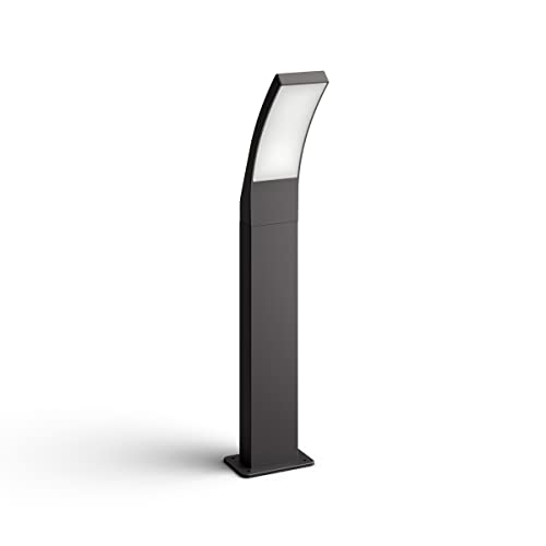 Philips Led Paletto Con Led Integrato Splay, Per Esterni, Ip44, Luce Bianca Fredda, Antracite