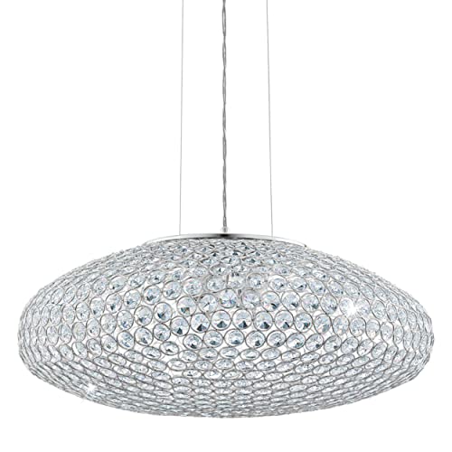 Eglo Lampada In Acciaio Clemente, 60 W, Cromata