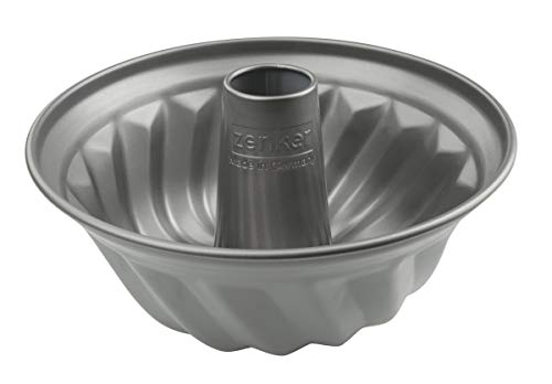 Zenker Gugelhupfform 22 Cm Sweet Sensation, Teglia Tradizionale Per Deliziosi Gugelhupf, Teglia Con Rivestimento Antiaderente, Colore: Argento, 1 Pezz