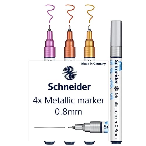 Schneider Prodotti Per Ufficio, Multicolore, 1 Unità (Confezione Da 4)