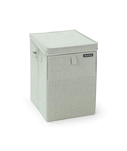 Brabantia - Portabiancheria Impilabile - Salvaspazio Per La Separazione - Apertura Frontale E Superiore - Facile Da Riempire E Svuotare - Ampio Volume